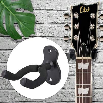 Metal Guitar Wall Mount 1/2/3/4 Packs, U-Shaped Guitar Wall Hanger Mount, Guitar Holder Hook Stand Wall For Acoustic, Electric Guitar, Banjo, Bass, Gift For Guitar Player