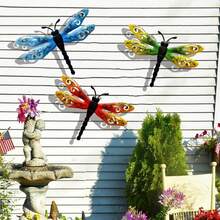 1 件/3 件大号 14 英寸金属蜻蜓装饰，适用于室内外花园、庭院、栅栏、墙壁、工艺品、节日装饰