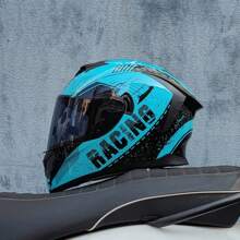 LVS Latest Dual Lens Motorcycle Helmet Modular Full Face Helmet, Unisex, Street Bike Helmet Capacity Approved
