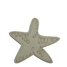 10 Pieces Unfinished Wooden Ocean Animal Cut-Outs For Summer Wooden Ocean Decorative Paintings, 10 Styles Of Blank Beach Octopus Mermaid Sea Turtle Animal Life Cut-Outs For DIY Craft Hanging Home Decor