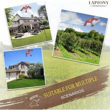 Laptony Bird Scarer Flying Kite Crops Farm Protector Bird Hawk Flying Kite With 4m Telescopic Pole - Black - View 5