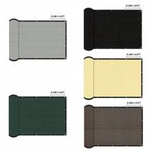 DELLNA Privacy Fence Screen - 5FT/1.5M Heavy Duty Windscreen Mesh With Reinforced Edges - UV Resistant & Weatherproof Shade Cover For Outdoor Patio, Deck, Backyard & Porch - 1 Panel HDPE