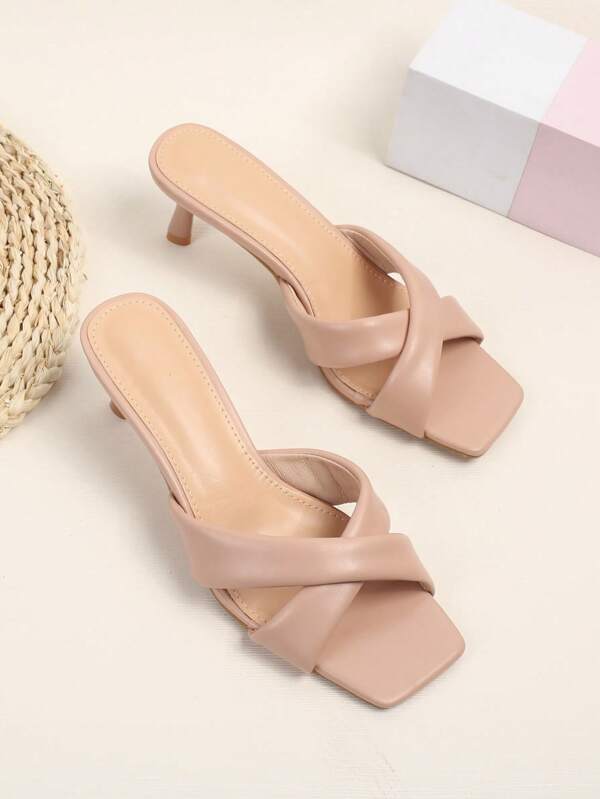 Damen sexy Kreuzriemen High Heel Sandalen, bequem und atmungsaktiv für den Sommer