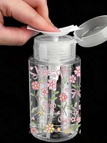 便携式旅行挤压瓶 - 防漏，适用于卸妆液和爽肤水，是外出护肤的理想之选。这款便携式透明PET材质可重复灌装旅行瓶适用于卸甲油、爽肤水和卸妆液，圆顶设计方便重复使用。 - 彩色 - 查看 2