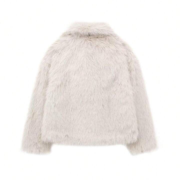 Seelio Autumn/Winter New Thick Faux Fur Collar Faux Fur