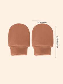 1 Pair Custom Baby Mittens, Soft And Comfortable Personalized Design, Suitable For Newborn Boys And Girls Daily Use