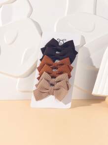6 buc 5 culori lucrate manual păr clip set pentru fete păr funde drăguț păr agrafe pentru copii bebeluși accesorii de păr în siguranță