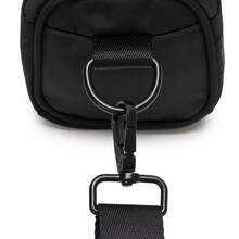 Mochila unisex New Balance NB, bolso de mensajero deportivo y casual para viajes, LAB52403BK - Negro - Ver 10