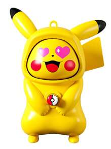 pokemon 1 Stück süße Pokémon Pikachu stilisierte Gesichts-Verwandlungspuppe, voller süßer und lustiger Ausdrucksdesigns, mini tragbare Sammlung, exquisite Handwerkskunst für Sammlung und Dekoration, tolles Geschenk, Geburtstags-/Feiertags Must-Have Dekorationen.