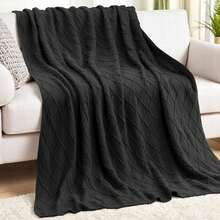 Casaisla Home Collection Bed Blankets & Towel Blankets - Black - View 4