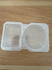 10pcs-Reusable Snack Containers With Lids New Snack Containers, Snack Box Containers, Dosing Controls, Snack Pack Containers, Double Compartment Snack Containers For Portable Meals And Camping, Kitchen Spice Boxes,School Supplies