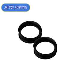 2 Stücke Silikon Ohrtunnel flexible Ohrplugs Stretcher Expander doppelt geflanscht Flesh Ohrpiercing Schmuck für Frauen und Männer