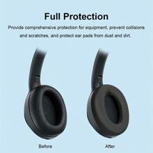Cuscinetti per cuffie di ricambio in silicone per WH-1000XM4, tazze anti-polvere e antiurto, protezione per padiglioni auricolari