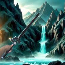 1pc 31.5-Inch PU Leather Foam Kendo Sword Prop, Suitable For Cosplay And Halloween, Handmade Foam Sword With Street Style, Collectible Roleplay, Great For Birthday Gifts And Various Holiday Parties