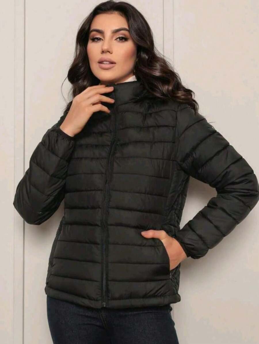 Bobojaco Women's Lined Jacket With Removable Hood - 黑色 - 查看 1