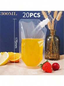 Summer Must-Have 5/10 Concealed Reusable Beverage Juice Milk Tea Bags, Leak Proof Plastic, Suitable For Travel And Outdoor Activities Halloween, Christmas, Thanksgiving, Autumn And Winter Seasons.