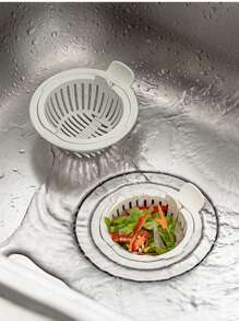 1 pièce Filtre de vidange d'évier de cuisine, outil anti-colmatage, panier de filtration pour bol de lavage de vaisselle et de légumes pour la maison