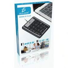 Teclado numérico USB para PC, computadoras - Blanco - Ver 3