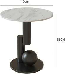 Coffee Tables - Weiße Marmorplatte + Goldrahmen - Übersicht 10