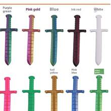 2025年新品！3D打印剑鞭，关节可活动。一款创意坐立不安的玩具，也可作为酷炫的桌面装饰。尽情伸展！是缓解压力和展示的理想之选。适合生日、圣诞节、万圣节礼物，是完美的礼品，也是文具。 - 彩色 - 查看 4