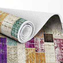 Alfombra turca Inci de impresión digital HECHA EN TURQUÍA - Alfombra suave, lavable con respaldo de fieltro antideslizante - Felpudo decorativo moderno, adecuado para sala de estar, dormitorio, pasillo o entrada - Disponible en 7 tamaños (50 * 60, 50 * 80, 60 * 100, 80 * 120, 80 * 150, 80 * 200, 80 * 300 cm). Diseño de secado rápido, muy absorbente, suave y cómodo. Apto para uso tanto en interiores como en exteriores