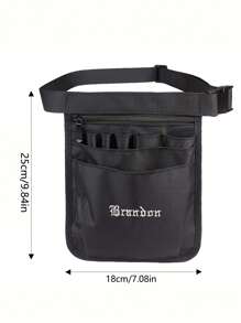 Personalized Multi-Pocket Adjustable Nurse Waist Bag, Suitable For Scissors, Bandages, Etc. - Made Of Nylon, Ideal For Nurses And Doctors, Nurse's Day Gift