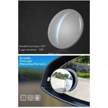 Car-Mounted Borderless Small Circular Rearview Mirror, High-Definition Blind Spot Observation Mirror For Vehicles