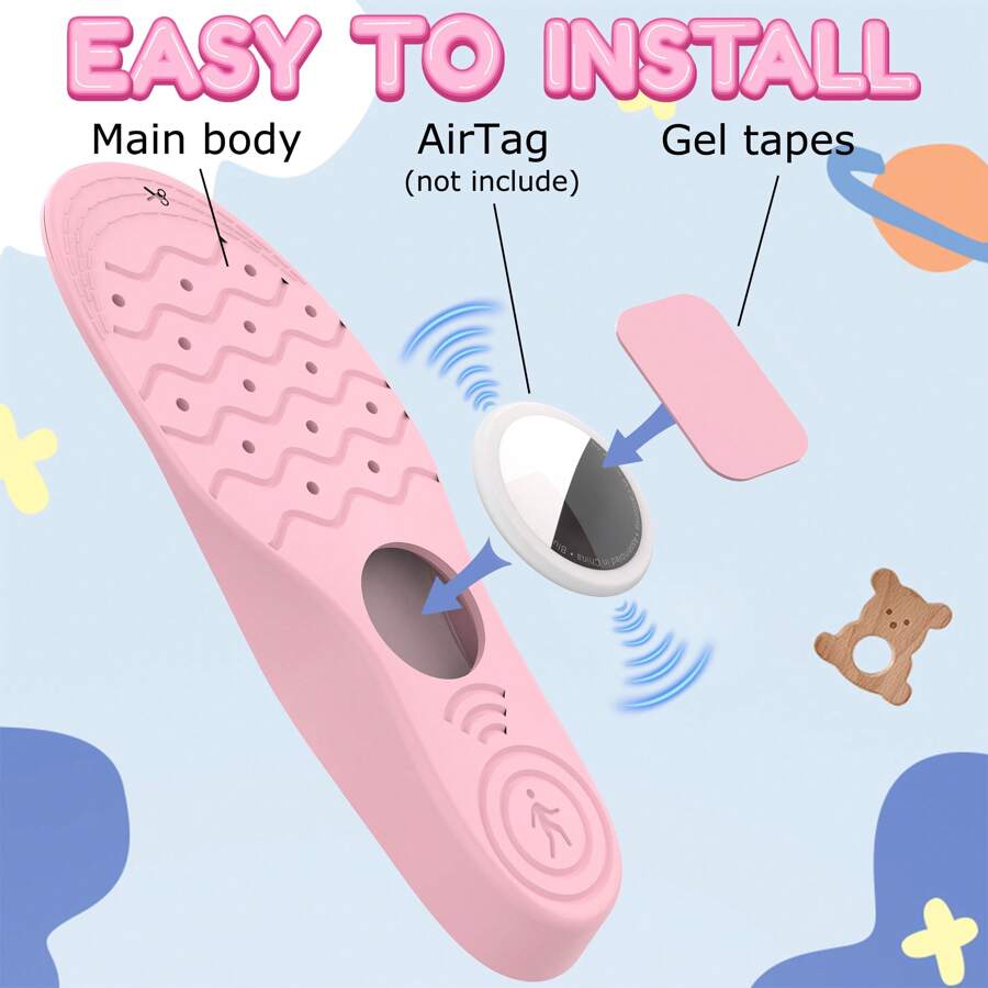 Suitable For Airtag Protective Insoles, Airtag Insoles Help You Find Your Family Faster And Track Your Steps.