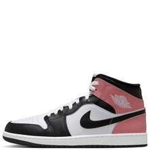 Men's Jordan 1 Mid White/Black-Rust Pink (DQ8426 100) - trắng - Xem 2