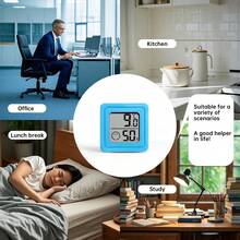 Miniature Thermometer Hygrometer With Temperature Switch, Outdoor Electronic Temperature & Humidity Display, Vehicle Temperature & Humidity Measurement, 1pc - Multicolor - View 11
