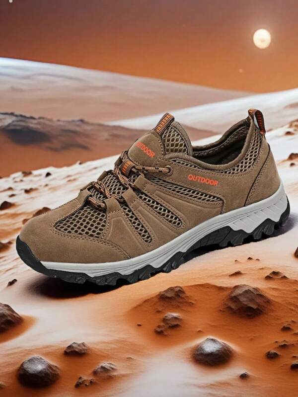 Men's Non-Slip Hiking Shoes Man Mountain Climbing Sneaker Wear-Resistant Trekking Walking Sneakers High Quality Outdoors Men Causal Shoes