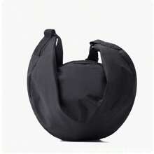 Bolsa deportiva con capacidad de 20L. 1 pieza de gran volumen, bolsa diagonal de un solo hombro para almacenamiento de balones deportivos, bolsa para baloncesto, red de voleibol, bolsa de fitness. Bolsa de almacenamiento de baloncesto con cierre de cremallera negra