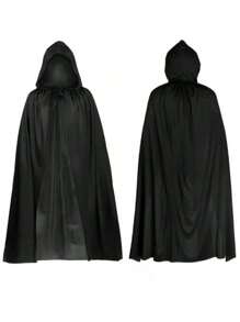 1pc Unisex Hooded Halloween Christmas Cloak Costumes Party Cape,Adult Cosplay Costume For Halloween Christmas Party
