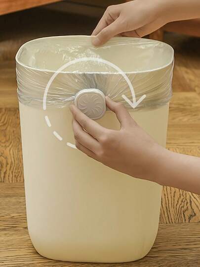 1/3/5pcs Twist-Proof Anti-Slip Garbage Bag Holder - Made Of Durable PP Material, Suitable For Kitchen, Bathroom, Living Room, And Outdoor Use To Keep Trash Bags And Off The Ground