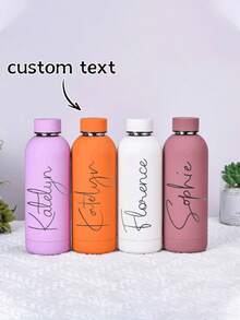 1pc/ Customized Bottles, Water Bottles, Personalized Bottles, Customizable Names, Personalized Gifts, Birthday Presents, Weddings, Personalization, Water Bottles, Bridesmaid Gifts, Mother's Day Gifts, Suitable For Both Men And Women - Multicolor - View 6
