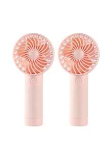 1pc Mini & Lovely Summer Handheld Fan With Usb Interface And Data Cable, Suitable For Outdoor, Indoor And Office, Powerful And Convenient For Travel, A Cool Gift For Date