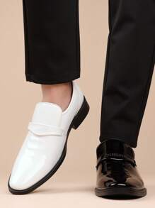 Zapatos de cuero con punta puntiaguda y deslizamiento formal de negocios para hombres, nuevos zapatos elevadores versátiles, transpirables, casuales, antideslizantes, ligeros y cómodos para el trabajo y la boda