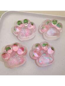 1pc High-Quality Realistic Fruit Series Cat Claw Squeeze Toy, Slow Rebound, Durable, Helps Relieve Stress For Children/Adults, Suitable As Gift For Children/Adults, Holidays/Halloween/Christmas, Interesting Toy For Boys/Girls, Easter Toy, Easter Gift, Easter Decor, Easter Basket Filler, Soft Squeeze Toy, Stress Relief Toy, Children Toy, Party Favor - Multicolor - View 10