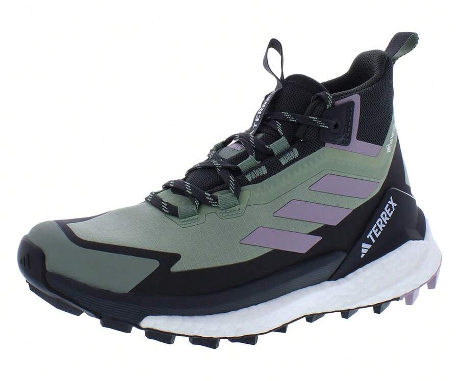 Adidas Terrex Free Hiker 2 GTX Womens Shoes - Bạc Xanh/Quả vả/Carbon đã qua sử dụng - Xem 1