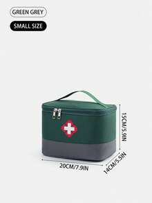 1 pieza Kit de primeros auxilios Blanco Rojo, Verde Gris, Gris Azul, Kit médico de emergencia y trauma, Kit médico empresarial, Juego completo de kit de medicina de primeros auxilios, Siempre disponible para el hogar y los viajes - Multicolor - Ver 17