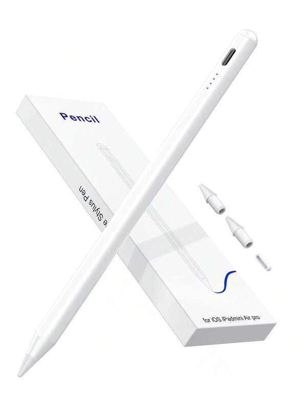 Stylus Pen Compatible With IPad With Palm Rejection Tilt Sensitivity,Battery 90mAh,Pen Compatible With IPad 10th 10.9 2022, Air4/5/6/M4, IPad A16 11th 2025, IPad Air11&13-Inch(M3/M2),IPad Pro 11/12.9 Inch-White