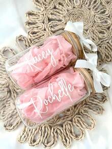 Vasos personalizados de cristal | Vasos para damas de honor | Taza para café frío | Regalos personalizados | Regalos de caja de propuesta | Regalo de cumpleaños | Regalo para la novia. Fácil de limpiar, exquisito, de alta calidad, personalizado, único, regalos ideales para ella, novio, novia, papá, mamá. - multicolor - Ver 7