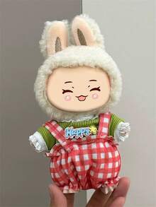 1件娃娃17cm工装裤系列服装套装（只卖衣服），可拆卸，一代二代鲁布衣，适合坐姿派对装扮。可作为同学毕业的小礼物。