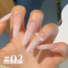 ZHIYAN 15ML/PCS 冰可可粉色凝胶指甲油套装半透明粉色蓝色果冻指甲油四季美甲美白圣诞指甲蓝色指甲粉色指甲适用于指甲 UV 光指甲 DIY 沙龙指甲美甲用品万圣节指甲 - 彩色 - 查看 4