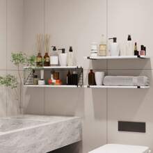 Superlele 3+1/4+1 Tier Bathroom Floating Shelves Over Toilet, 15.8in Farmhouse Rustic Wood Shelves, Wall Decor For Bathroom, Living Room, Bedroom And Kitchen Home Bathroom Decor Bathroom Organizer