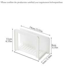 2/1pcs Router Holder/Wifi Storage Rack, Power Outlet Holder, Wall-Mounted Bracket, Set-Top Box Storage Rack, Hole-Free Storage Box Holder, High Capacity Space-Saving Wall Shelf, Suitable For Living Room, Bedroom, Desk And Dorm - White - View 3