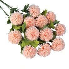 Artificial Flowers, Colorful Fake Branches Artificial Flower Arrangement Home Decor Present - Champagne - View 5
