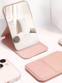 Foldable Makeup Mirror, Dressing Table Makeup Mirror, Convenient Storage And Space Saving, Suitable For Bathroom, Student Dormitories, Dressing Table, Bathroom Accessories Valentine's Day, Valentines Wedding, Birthday Back To School