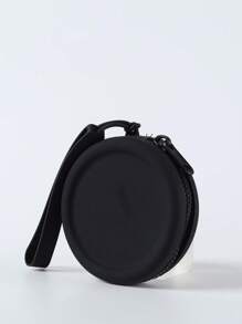Bolsa de mano portátil de silicona de color caramelo, para llevar auriculares, unidades USB, pequeños artículos diarios, llaves, monedas y talla grande cuando sales