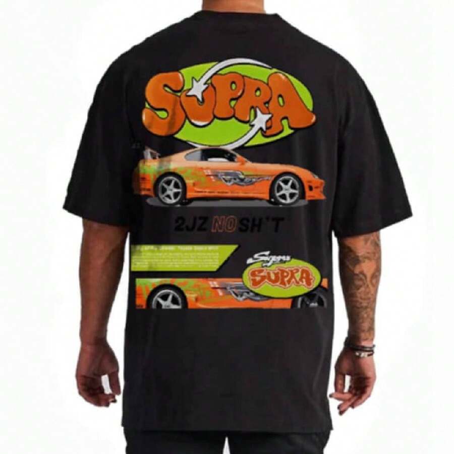 Playera "Supra 2JZ NO SH#T" – Colección Soul Freak 100% Algodón - Negro - Ver 1